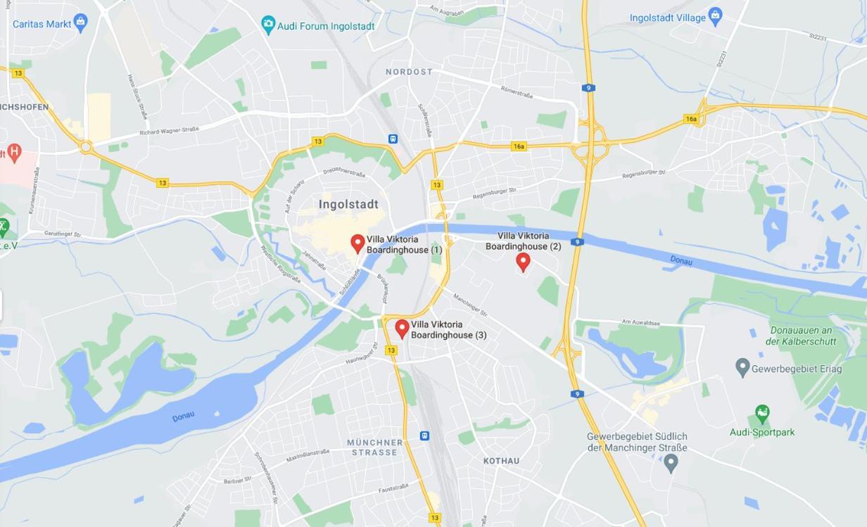 إنغولشتات Villa Viktoria 1 - Apartments - City Center المظهر الخارجي الصورة